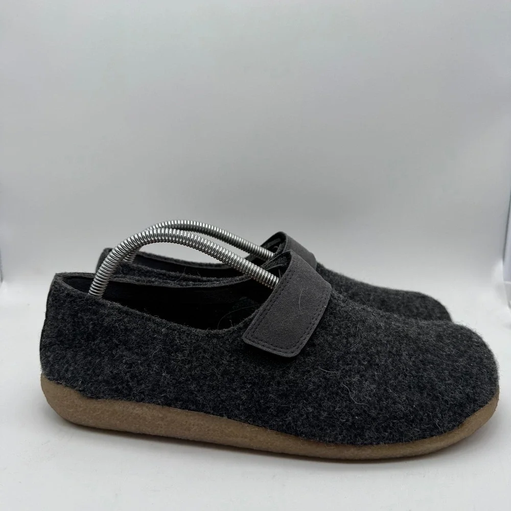 Sanita Slate‎ Boiled Wool Strap Varde Comfort Casual Unisex Slipper Shoe Size 43